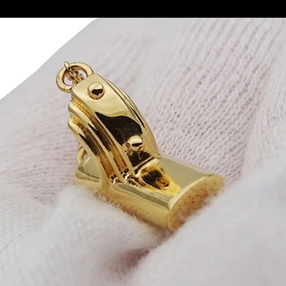 Louis Vuitton Gold Tone LV & ME Letter Y Charm Necklace - Picture 10 of 13